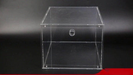 Acrylic Drop Front Shoes Box