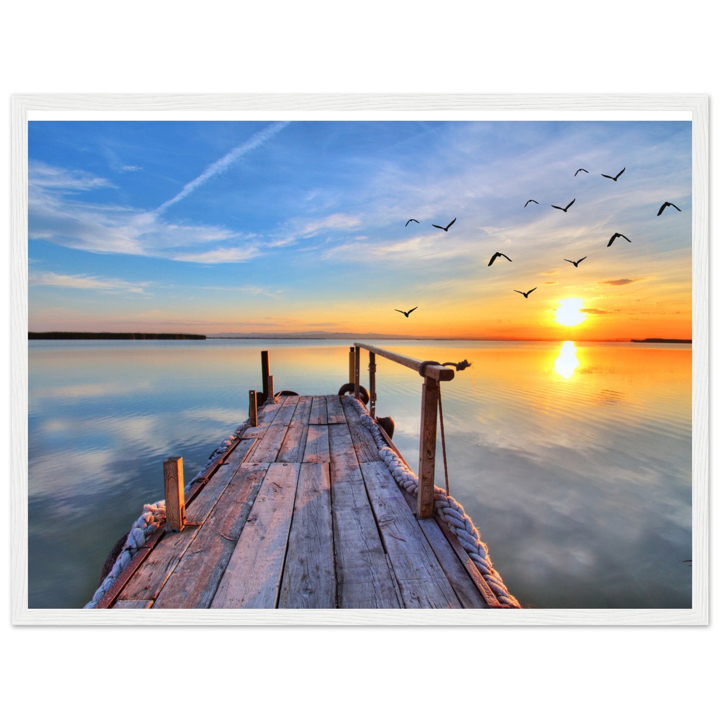 Premium Matte Paper Wooden Framed Poster