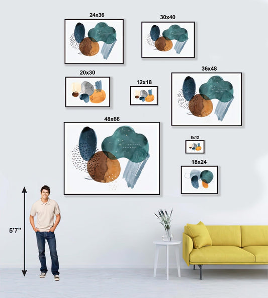 Calm Buddha Wall Painting