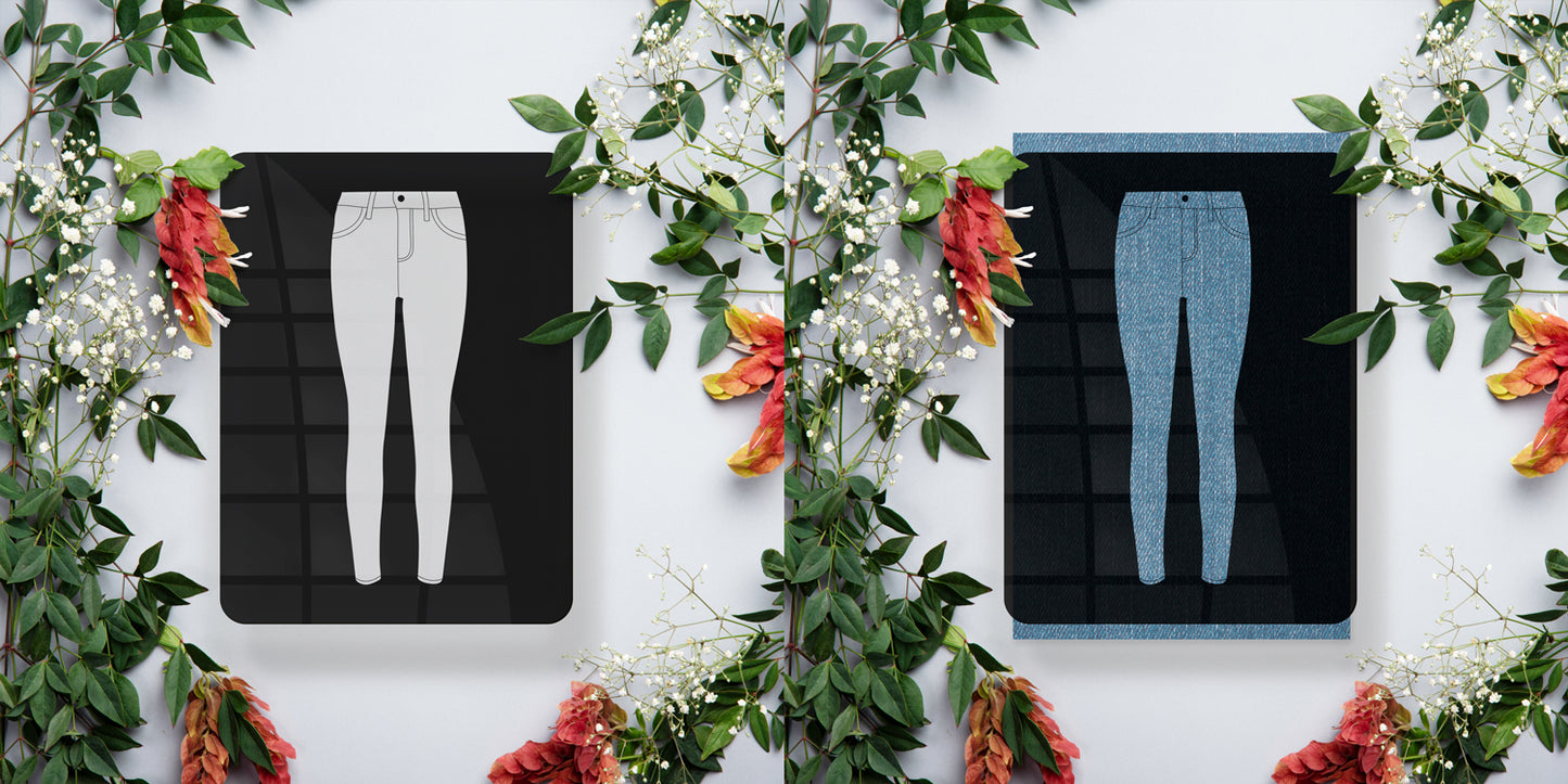 Woman-jeans-fabric-Display Sheet