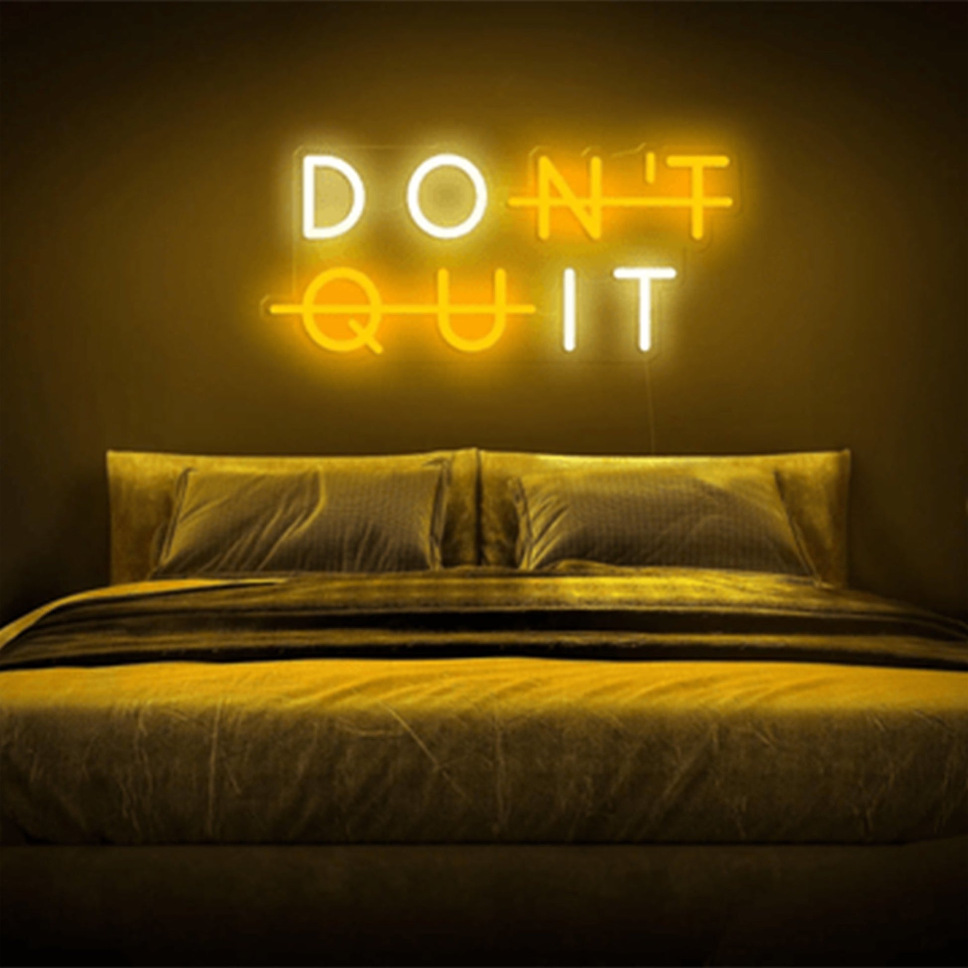 Don't Quit - Neon LED Quotes