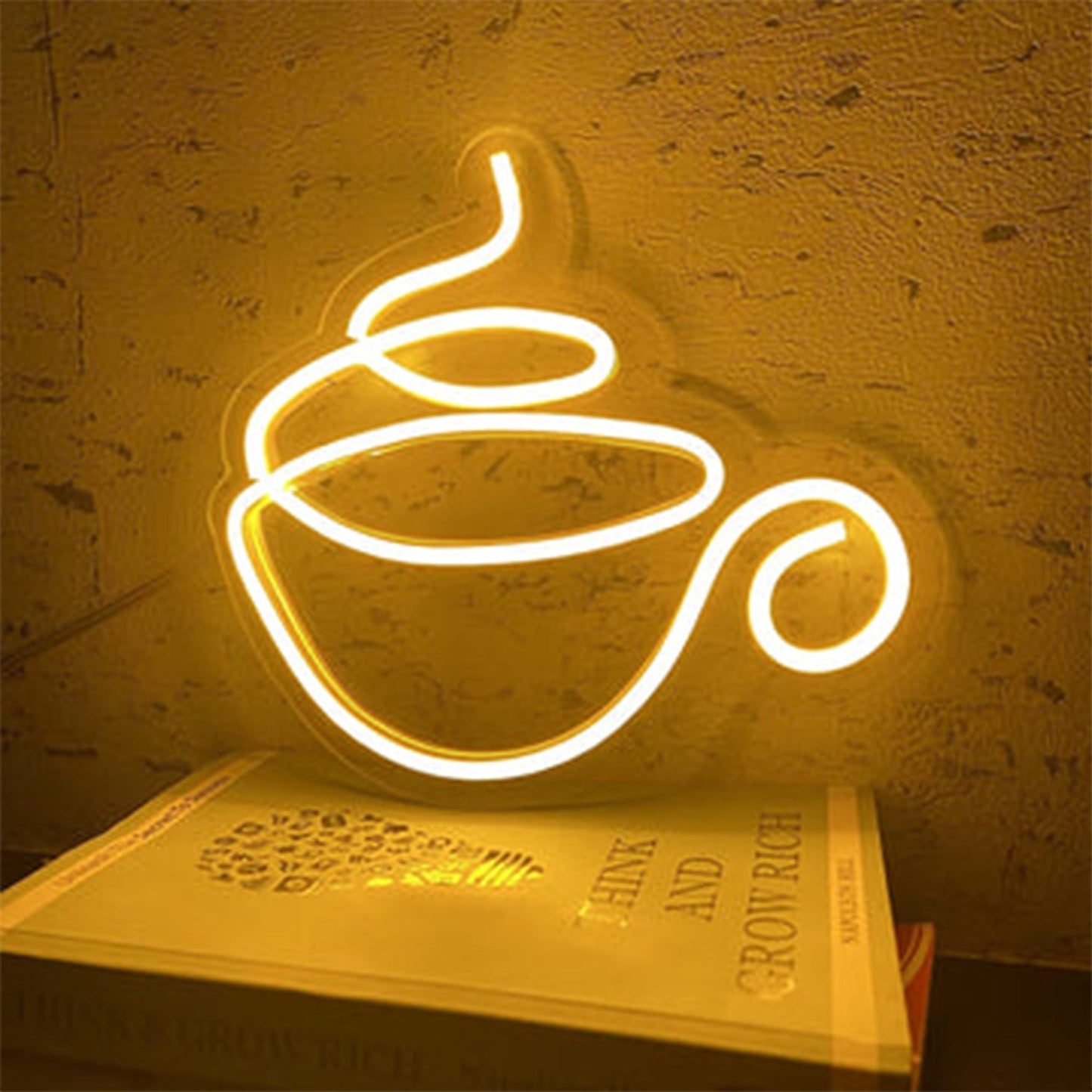 Warm White Coffee Neon Sign