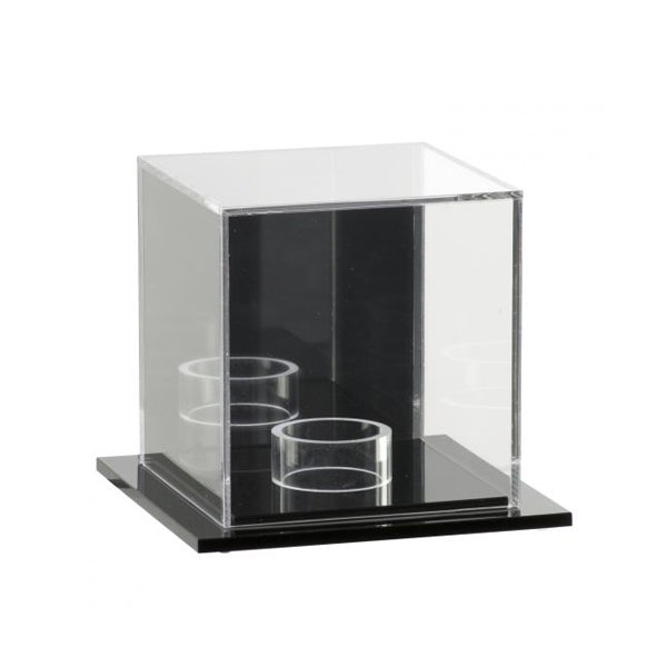 Acrylic Baseball Display Case with Mirror Back