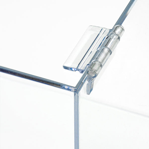 Clear Acrylic Box with Hinged Lid - Custom Size