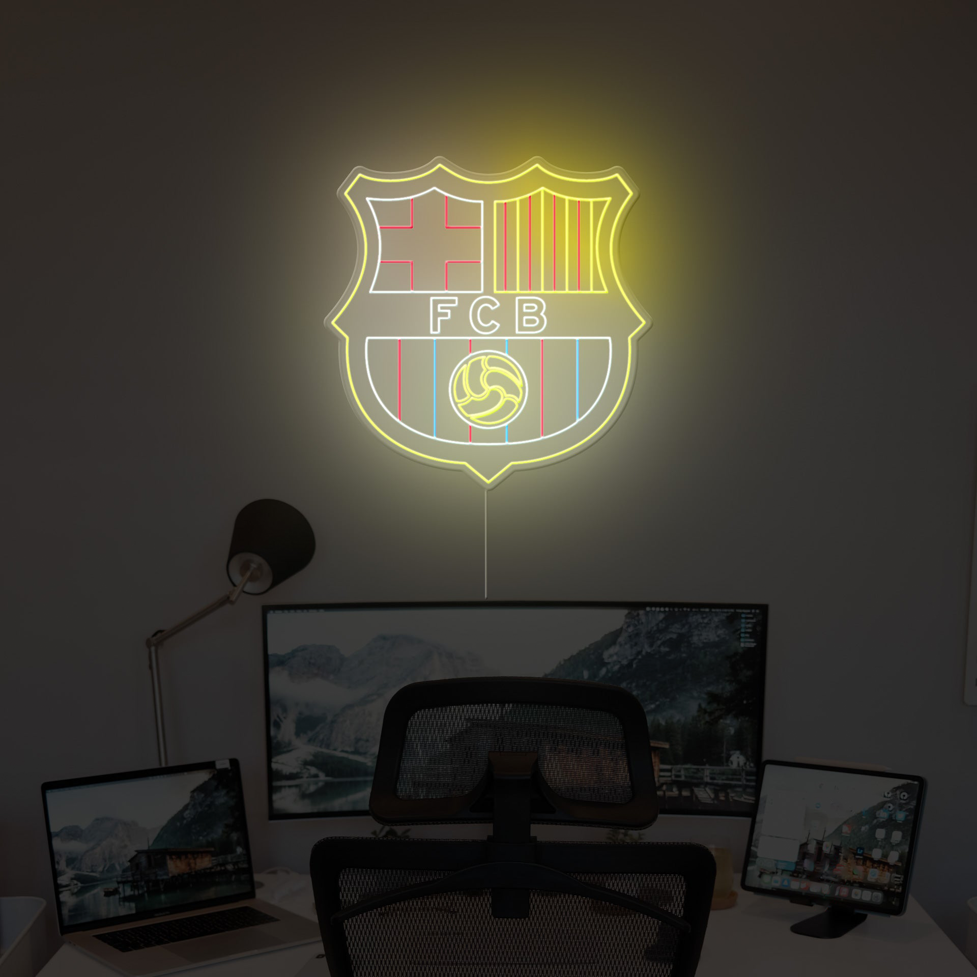 Barcelona FCB Logo Neon-Like LED Sign