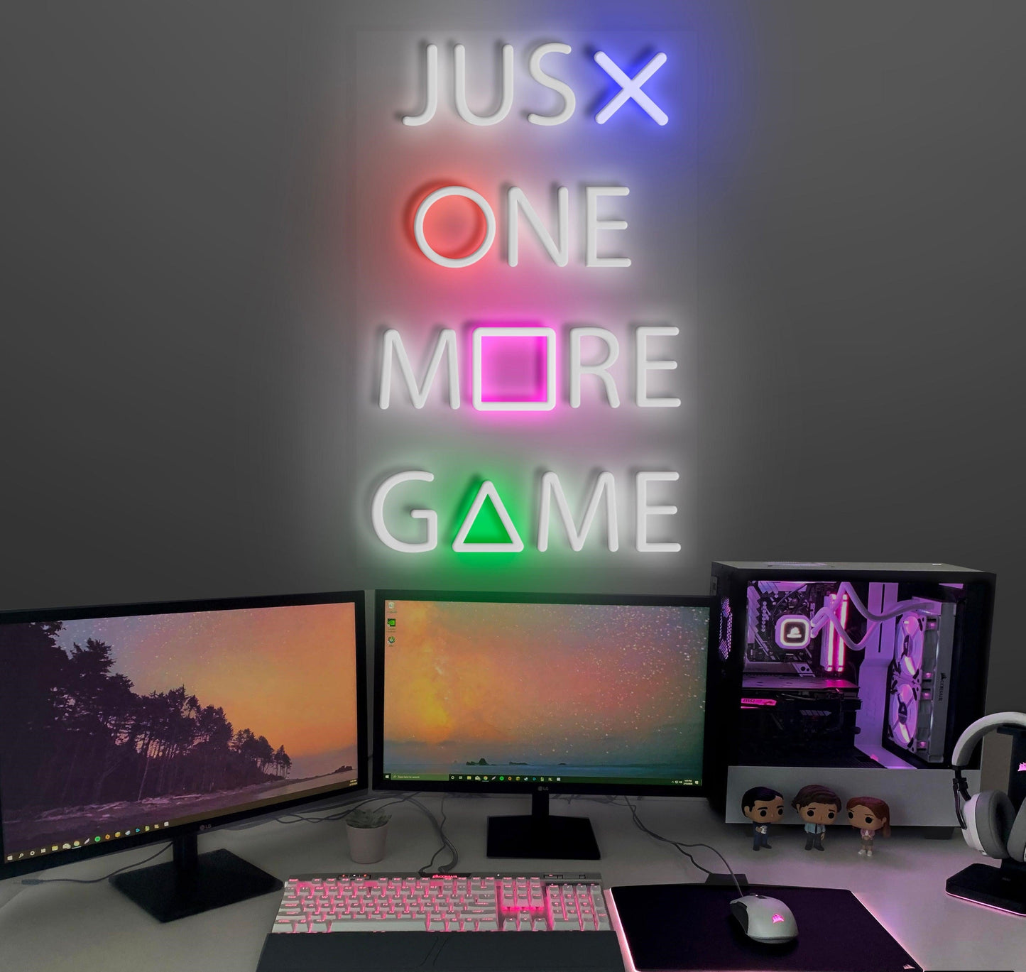 Just One More Game Neon Sign
