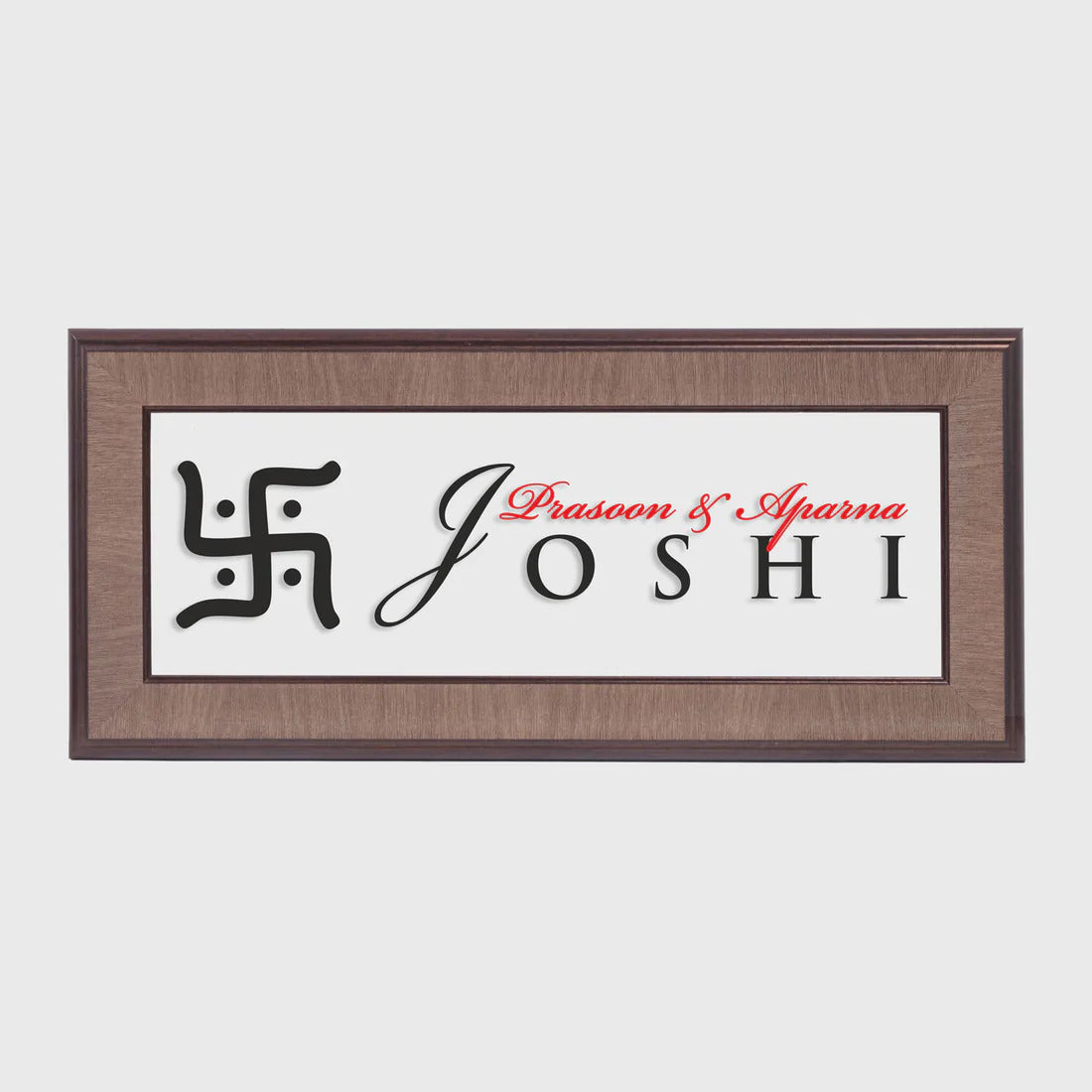 Allegro Acrylic Name Plate - Swastika