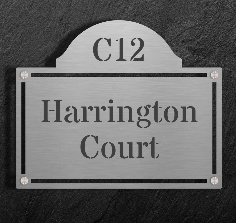 River Road - Stainless Steel Name Plate