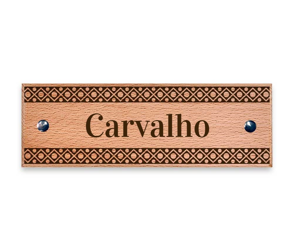 Baghban (Lippan) - Wooden Name Plate