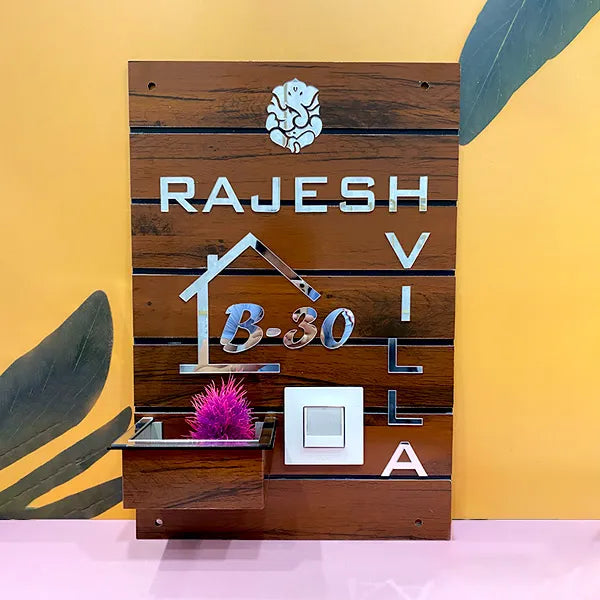 Wooden Acp Acrylic Name Plate