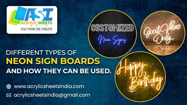 Different Types Of Neon Sign Boards And How They Can Be Used