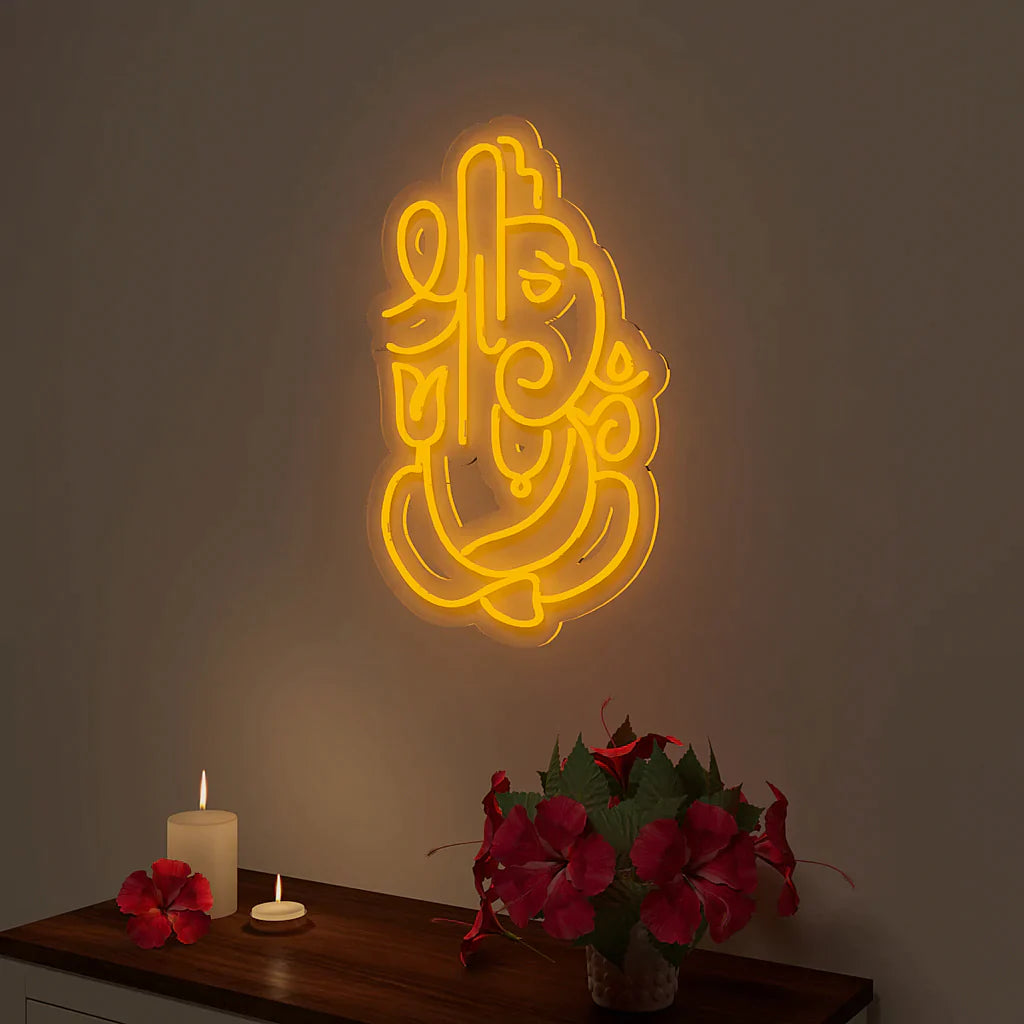 Shree Ganesha Neon LED Light