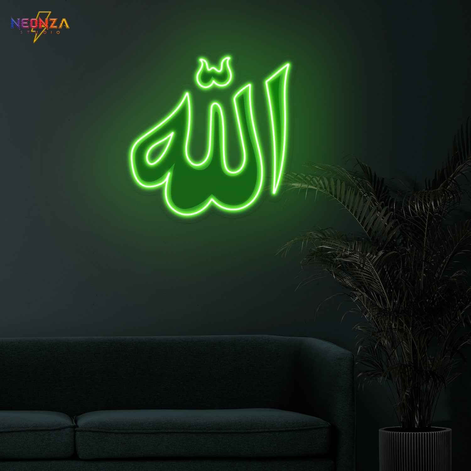 Led Allah Sign Allah Symbol Neonsign Artwork – acrylicsheetsindia