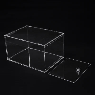 Acrylic Drop Front Shoes Box