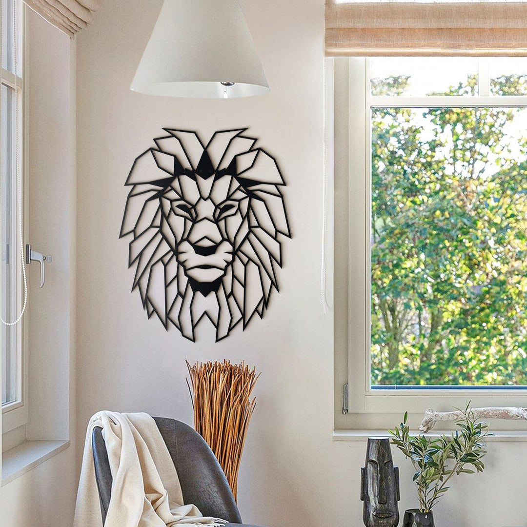 Lion Head Wall Art