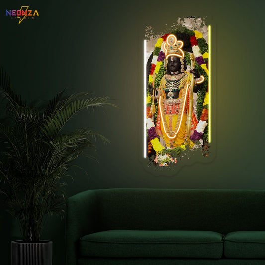 Ram Lalla Neon Sign Artwork