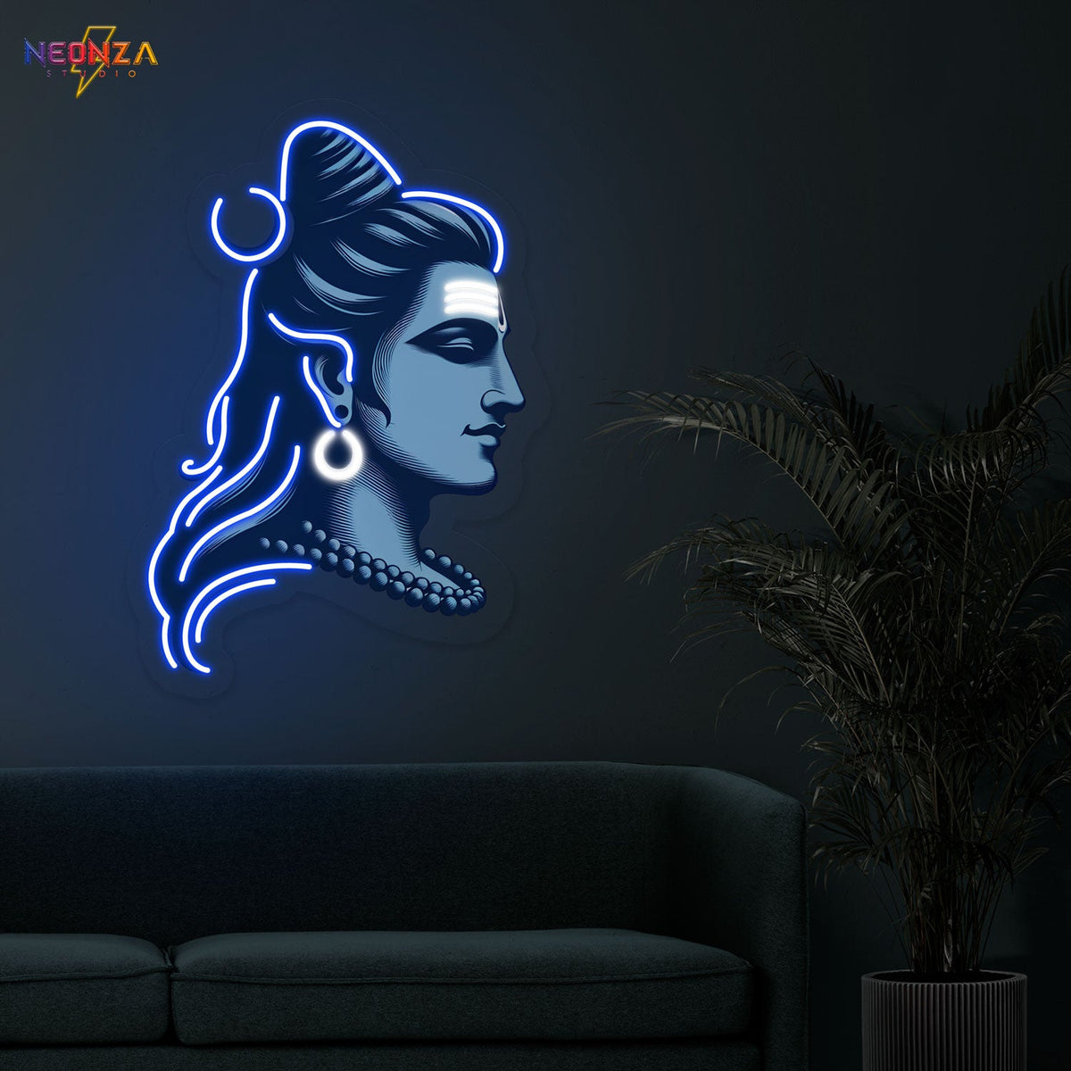 Sign Design Shiv Lord Shiva Neon Sign Artwork – acrylicsheetsindia