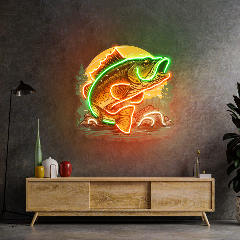 Wild Fish LED Neon Sign Light Pop Art – acrylicsheetsindia