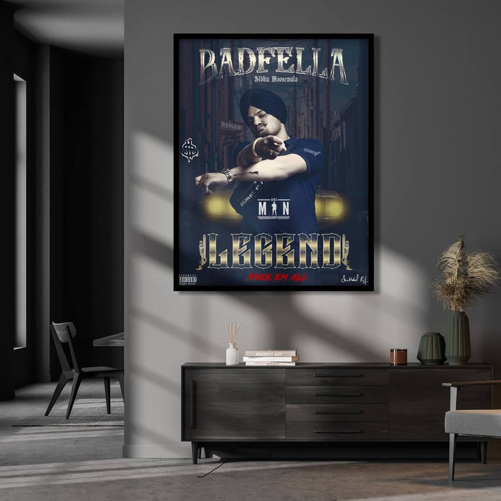 Sidhu Moosewala - Badfella – acrylicsheetsindia