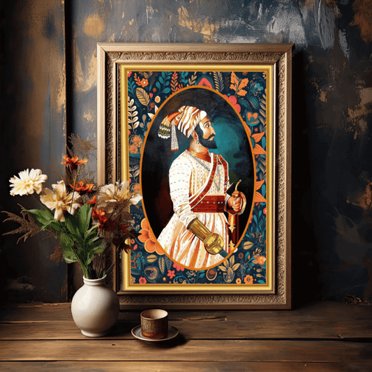 The Maratha- Shivaji Maharaj Painting