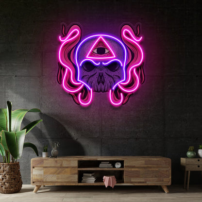 Skull Soul LED Neon Sign Light Pop Art