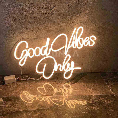 Good Vibes Only Neon Sign All Colours