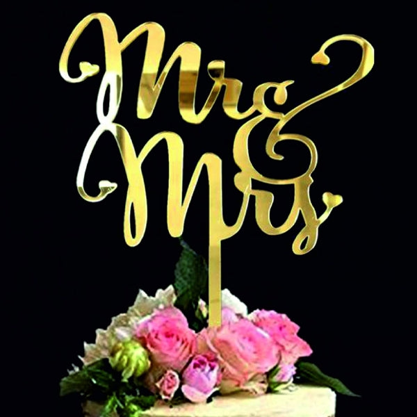 Mr and Mrs Cake Toppers