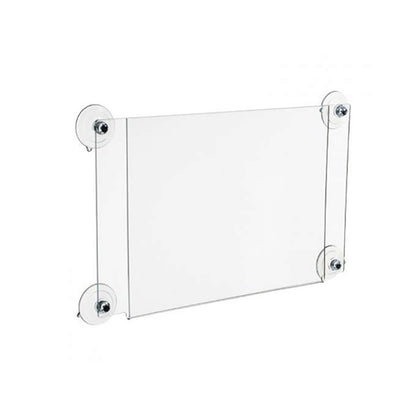 11 x 8.5 Window Sign Holder with Suction Cups