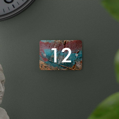 Impasto - Contemporary House Number/Name Sign