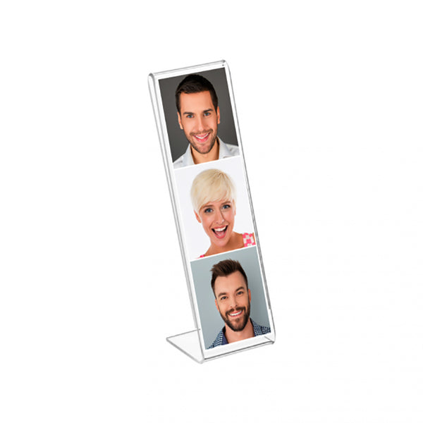 2x6 Slant Back Acrylic Photo Booth Frame Pack of @2pcs – acrylicsheetsindia