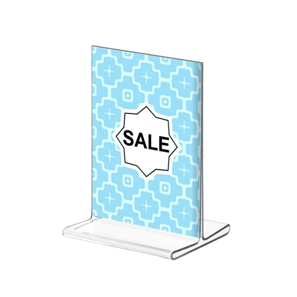 3.5x5 Top Loading Double Sided Acrylic Sign Holder Pack of 4pcs