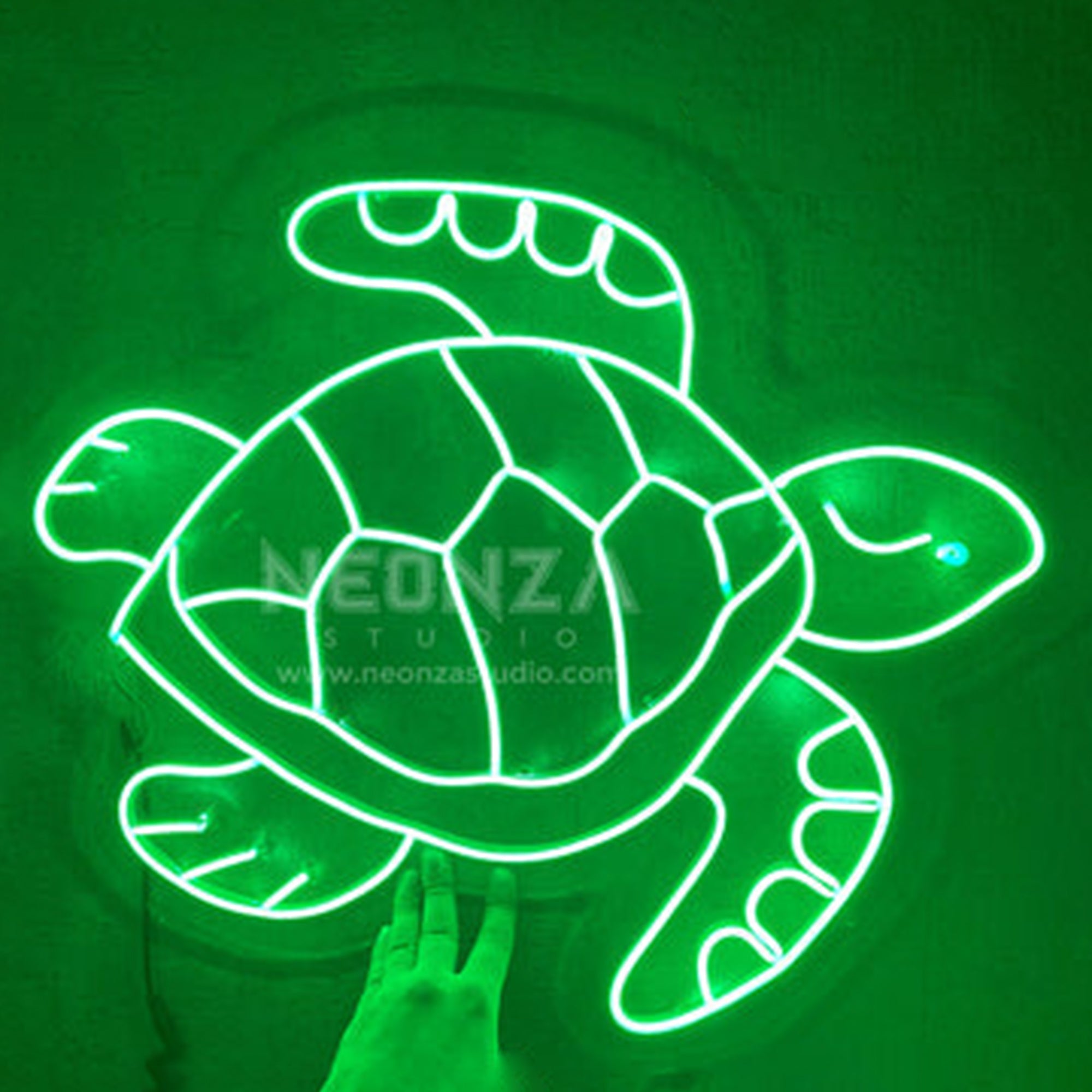 Neon Turtle Sign Buy Turtle Green Neon Sign Online India – acrylicsheetsindia