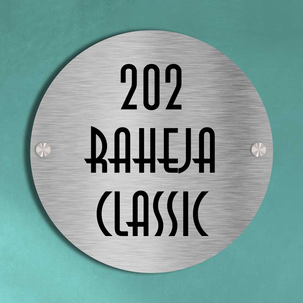 Roundica - Stainless Steel Name Plate
