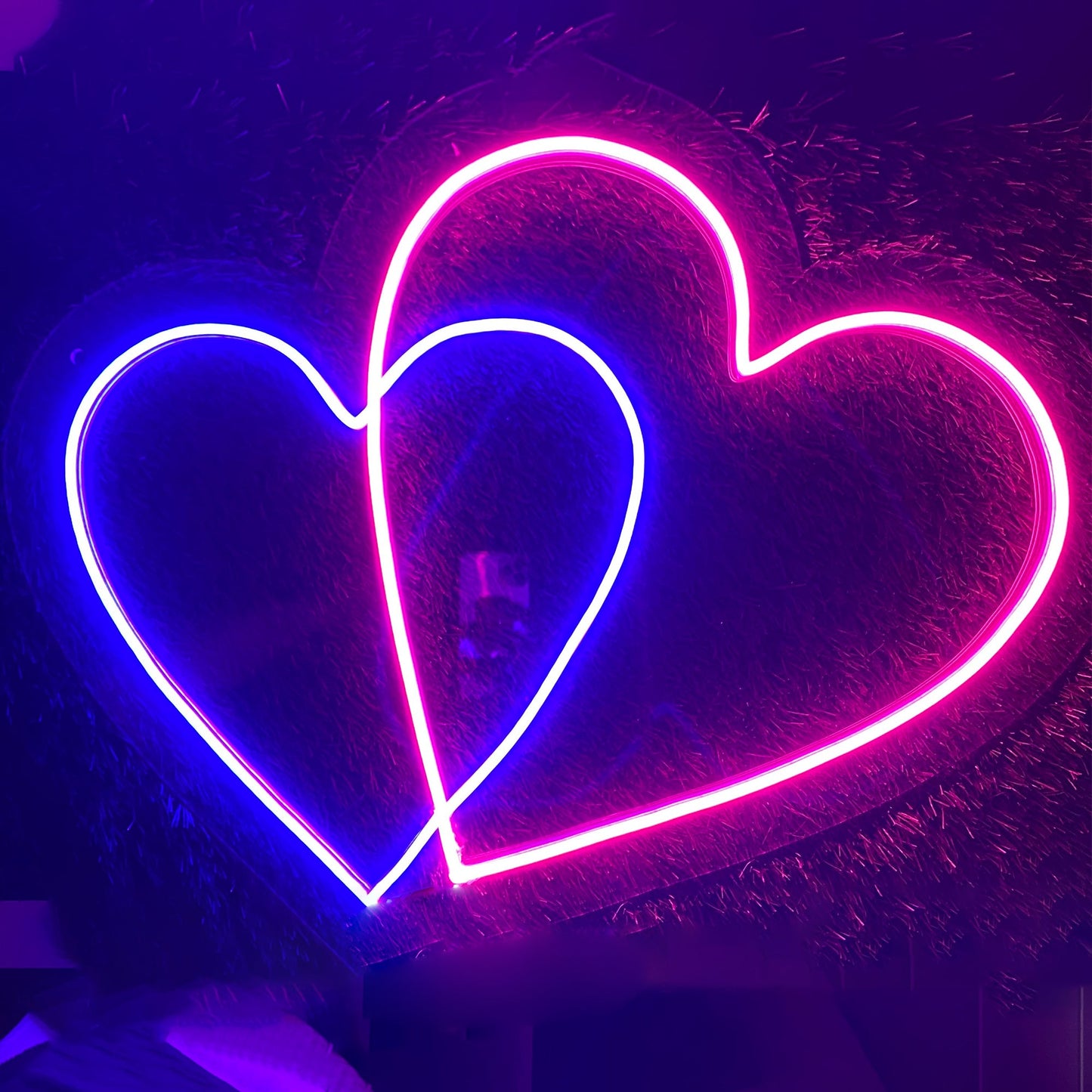Heart Neon Sign blue