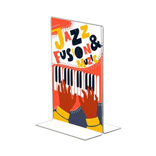 4x6 Bottom Loading Double Sided Acrylic Sign Holder Pack of 4pcs