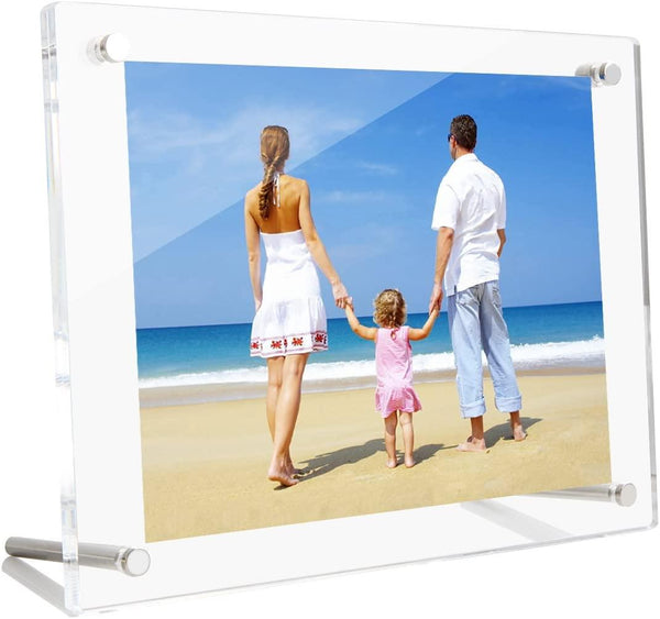 Acrylic Desktop Picture Frame, Photography Display with Standoff ...