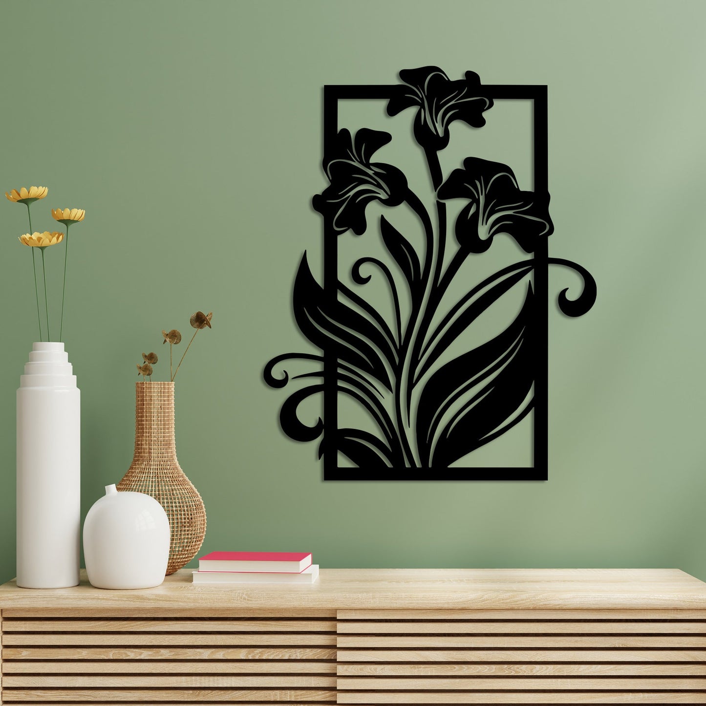 Amaryllis Flower Wall Art