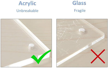 difference between acrylic and glass