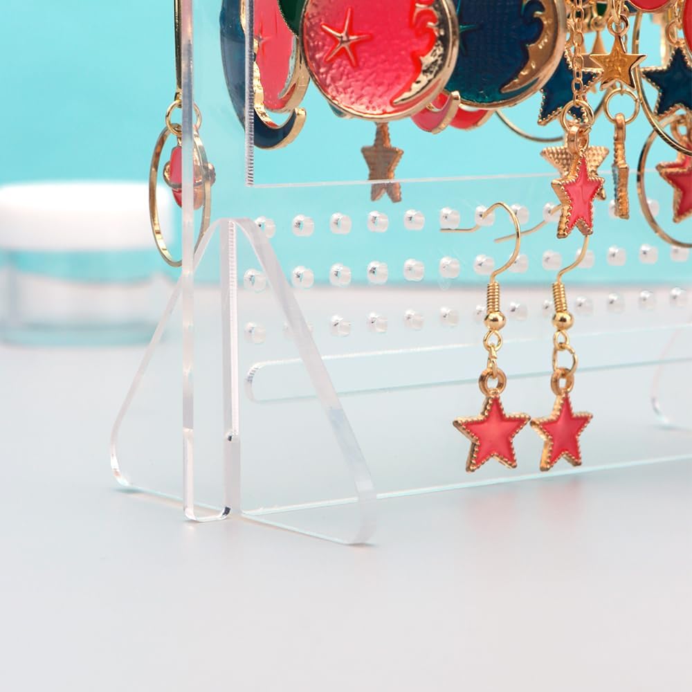 Earring Holder Stand Clear Acrylic Earrings Rack Mini Hangers