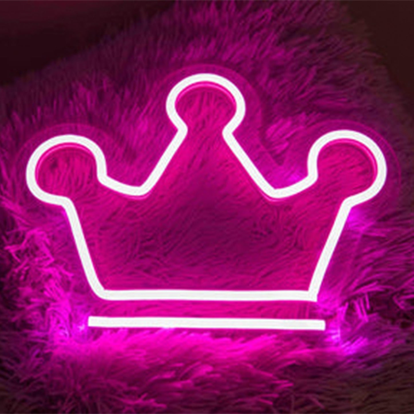 Pink Crown Neon Sign