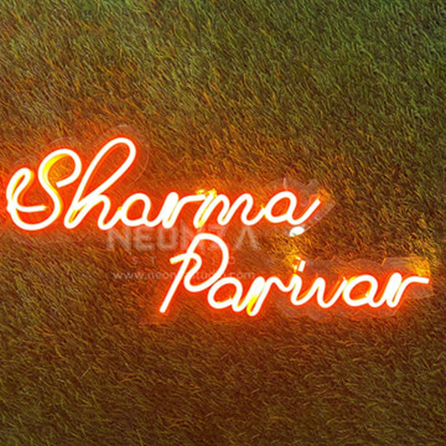 sharma-parivar-name-plate-neon-sign