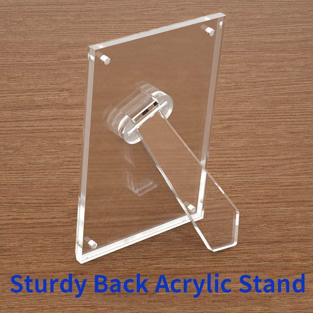 Sturdy back acrylic stand