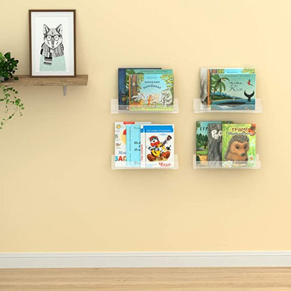 buy invisible acrylic bookshelf set of 4