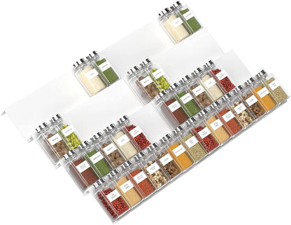 double spice rack tray-white