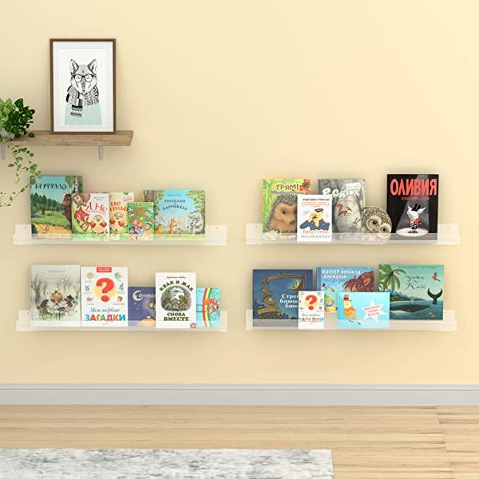 Buy Acrylic Invisible Floating Bookshelf Online