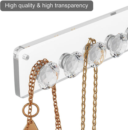 transparent necklace holder online