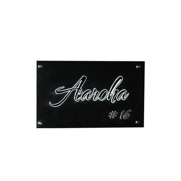 Aaroha Illuminated LED Name Plate