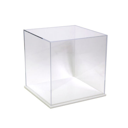 Acrylic Display Box 12 x 12 x 12 with White Base