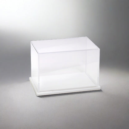 Acrylic Display Box 6H x 6W x 9L with White Base
