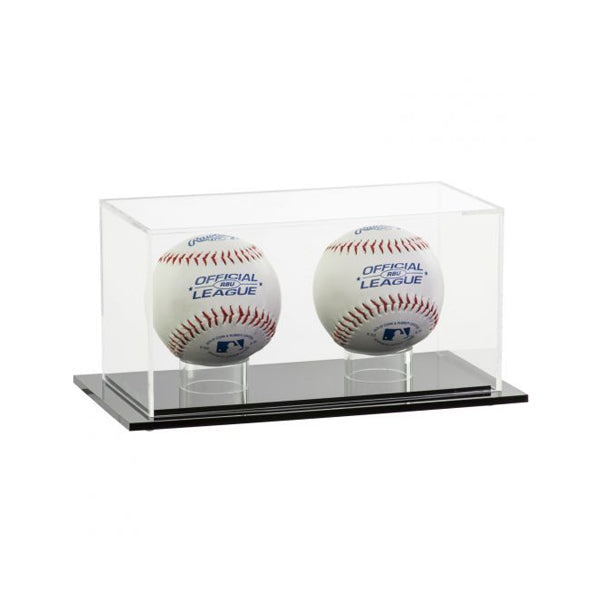 Acrylic Double Baseball Display Case acrylicsheetsindia